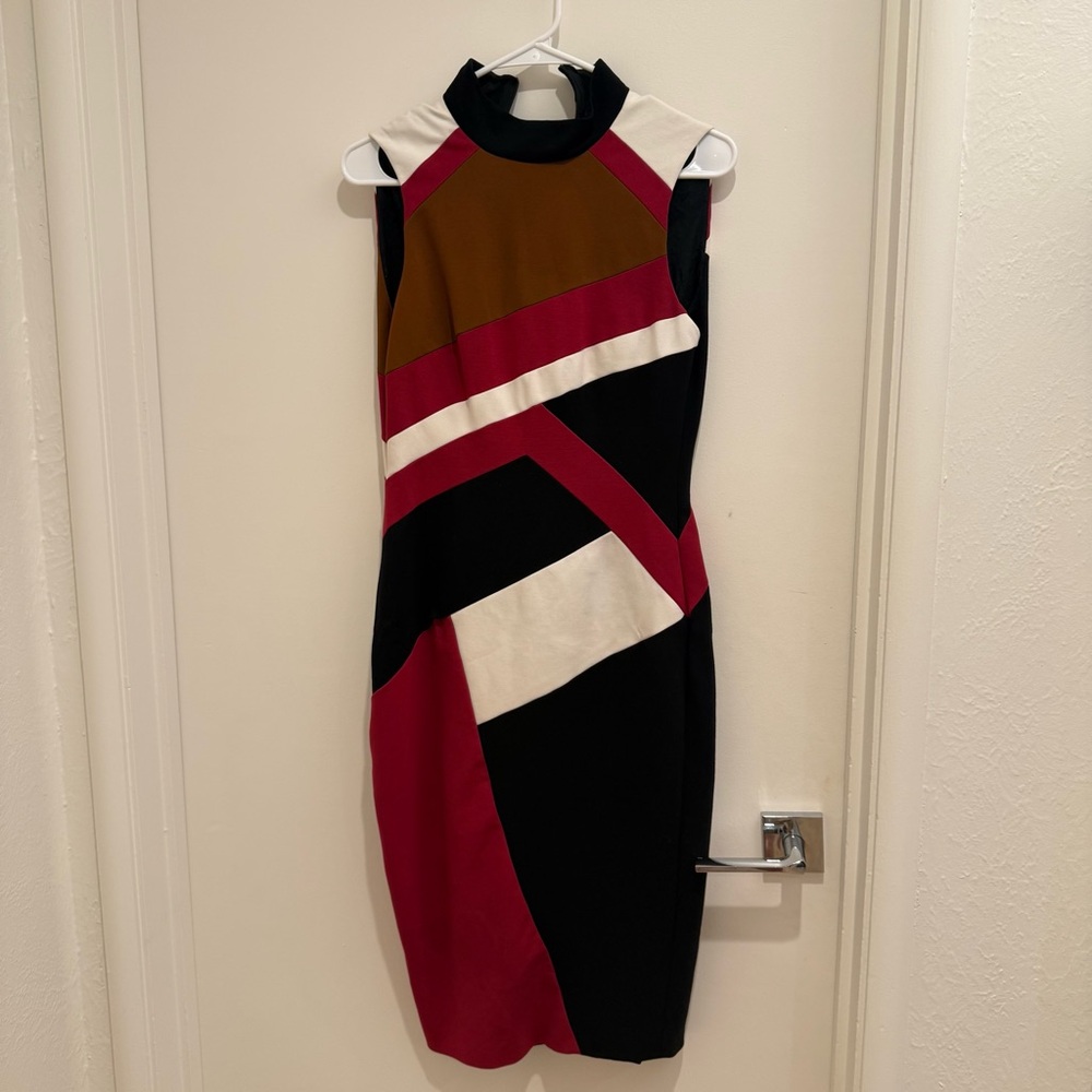 Karen Millen Colorblock Sleeveless Dress